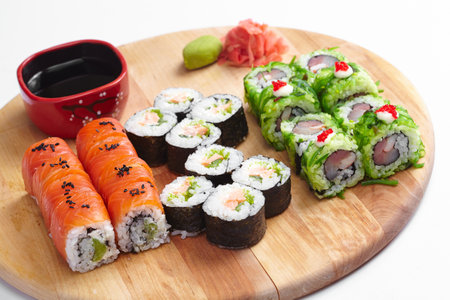 tasty sushiの写真素材