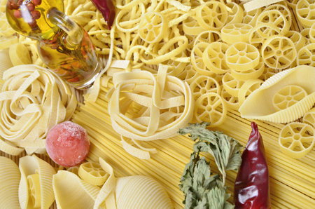 Italian pasta / macaroni /の写真素材