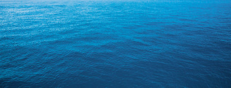 blue water sea for backgroundの写真素材