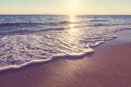 sea sunsetの写真素材