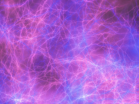 Abstract lightning background, computer generated abstract background, 3D rendering.