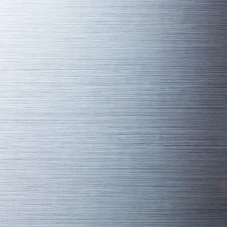 Metal background or texture of brushed steel plate with reflections Iron plate and shinyのeditorial素材