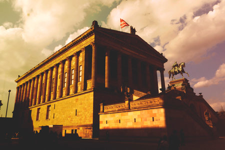 The Romanian Parliament Building in Bucharest, Romania.のeditorial素材