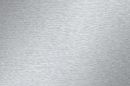Metal background or texture of brushed steel plate with reflections Iron plate and shinyのeditorial素材
