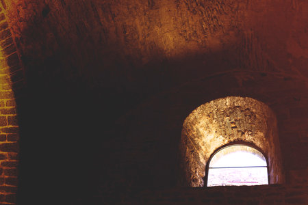 Inside of an old church in the city of Lviv, Ukraineのeditorial素材