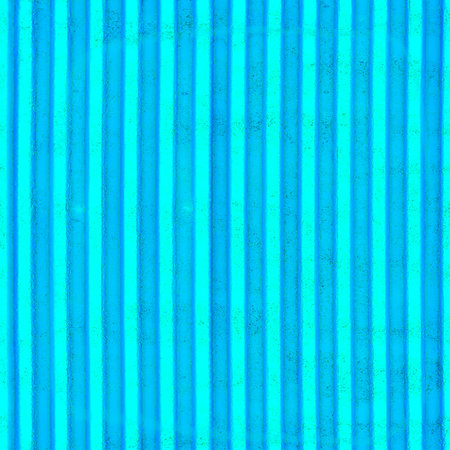 Blue corrugated metal sheet texture. Seamless pattern.のeditorial素材