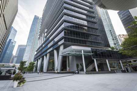 Shanghai Lujiazui Finance and Trade Zone of the modern city