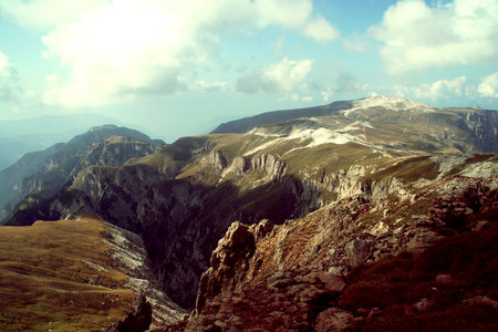 Mountain landscape in the Carpathians, Ukraine, Europe.のeditorial素材