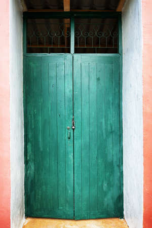Thai traditional old door