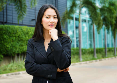 Portrait of a modern business womanの写真素材