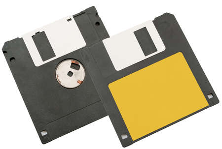Floppy disk magnetic computer data storageの写真素材