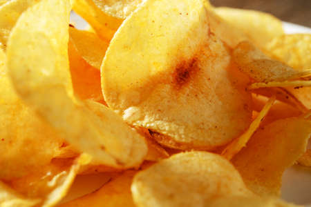 Potato chipsの写真素材