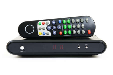 Receiver for satellite and remote controlの写真素材