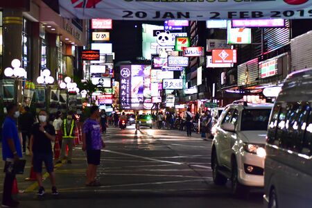 Nightlife in Bangkok Cityのeditorial素材