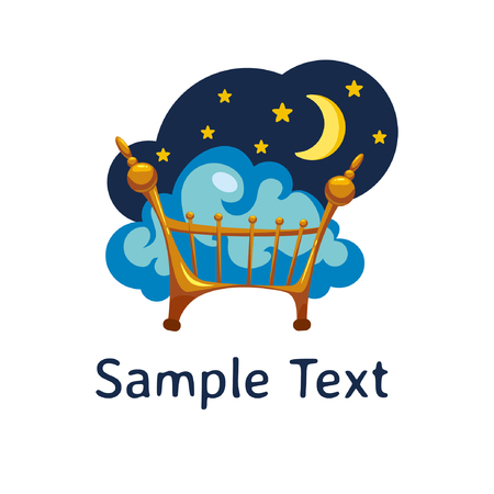 cloud on the bedのイラスト素材