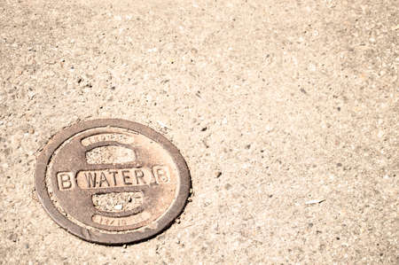 Water Utility Coverの写真素材