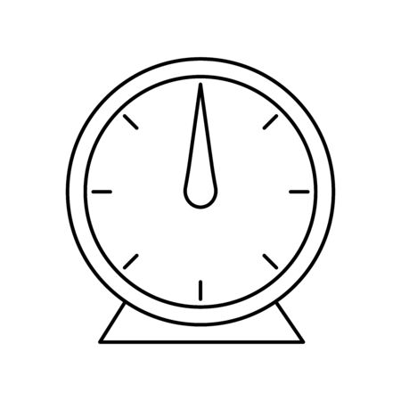 Glossy vector illustration of an analog 60-minute timer.のイラスト素材