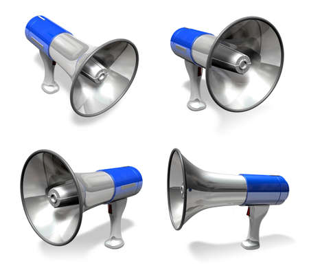 3D Loudspeaker icon. 3D Icon Design Series.の写真素材