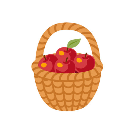 Bunny cartoon character and fall season design elements. autumn collection. Mushroom, foliage, forest animal. Vector flat illustration.のイラスト素材