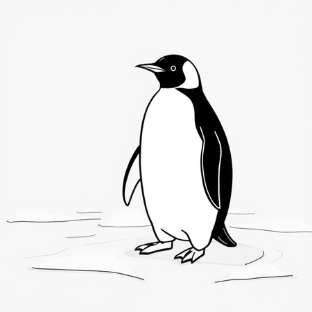 Funny kangaroo with baby. Vector illustration ready for vinyl cutting.の写真素材