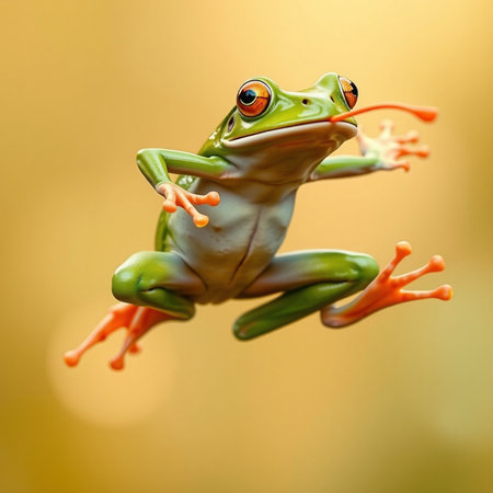 Red-eyed tree frog (Hyla arborea)