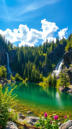 Yosemite National Park is a national park in California, United States.の写真素材