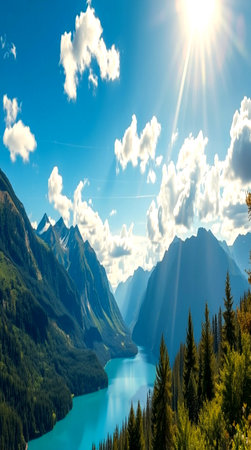 Glacier National Park, Montana, United States of America.の写真素材