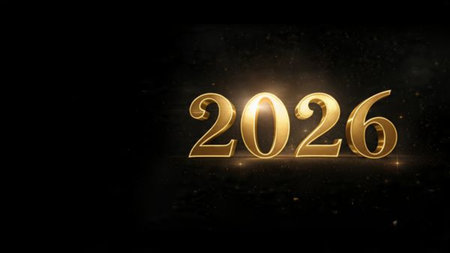 2026 luxury backdrop with soft silver glow haze and calm winter celebration mood.