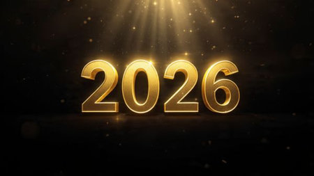 2026 luxury template with frosted corner glow and refined metallic sheen for high-end seasonal...