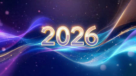 Elegant 2026 premium canvas with silver frost blur and cool winter glow mood.