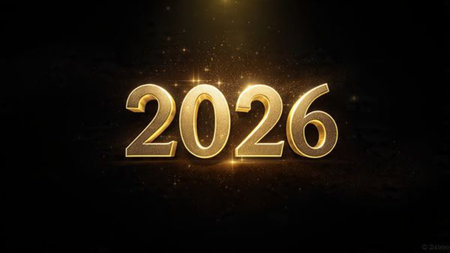 2026 luxury greeting with clean white balance.