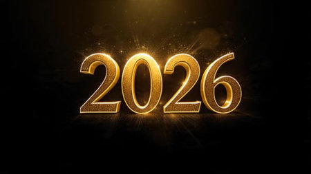 Luxury 2026 winter canvas with soft silver glow gradient and minimal festive charm.