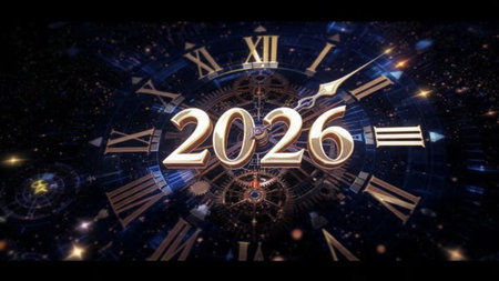 2026 luxury celebration design with silky cool gradients and minimal shimmer noise.