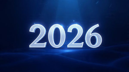 2026 luxury celebration canvas with silver frost blur and crisp winter glow mood.