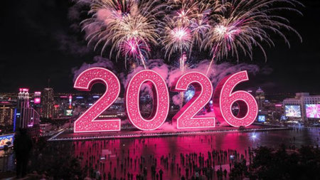 Elegant 2026 premium canvas with silver frost blur and cool winter glow mood.