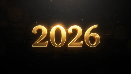 Elegant 2026 celebration backdrop with pearl-silver frost arcs and minimal noise.