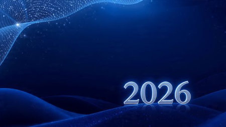 Elegant 2026 luxury design with soft glowing silver ribbons and balanced white space.
