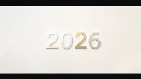 2026 luxury celebration design with silky cool gradients and minimal shimmer noise.