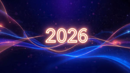 Luxury 2026 winter canvas with calm icy gradients and refined premium lighting.