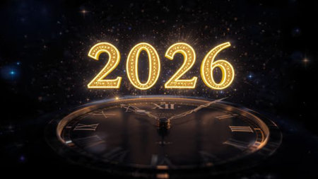 2026 luxury template with frosted corner glow and refined metallic sheen for high-end seasonal...