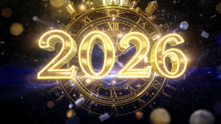 2026 luxury celebration canvas with silver frost blur and crisp winter glow mood.