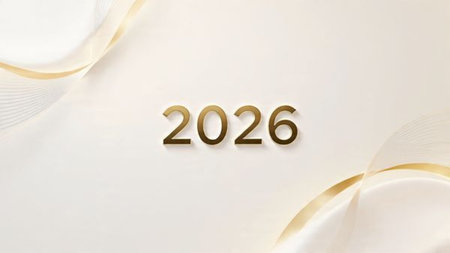 Premium 2026 winter canvas with pearl frost spark field and clean layout balance.