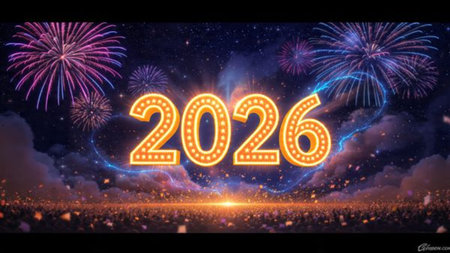 2026 luxury greeting backdrop with silky cool gradients and premium resolution finish.