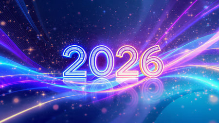 Luxury 2026 winter canvas with pearl frost glow edges and ultra-clean copy space.