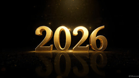 Luxury 2026 winter canvas with silver frost glow and clean minimal design space.