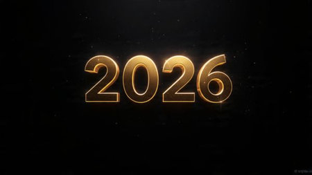 Luxury 2026 New Year template with silver frost haze and premium composition balance.