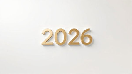 2026 premium greeting design with silver frost blur and cool lighting elegance.