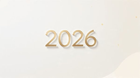 2026 luxury winter celebration with diamond frost shimmer corners and clean design.