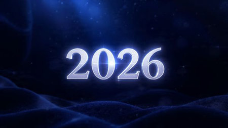 Luxury 2026 winter canvas with pearl frost sparkle corners and crisp white balance.