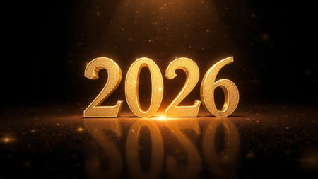 Luxury 2026 winter canvas with pearl frost glow arcs and clean premium space.